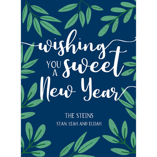 Wishing You A Sweet Jewish New Year Cards
